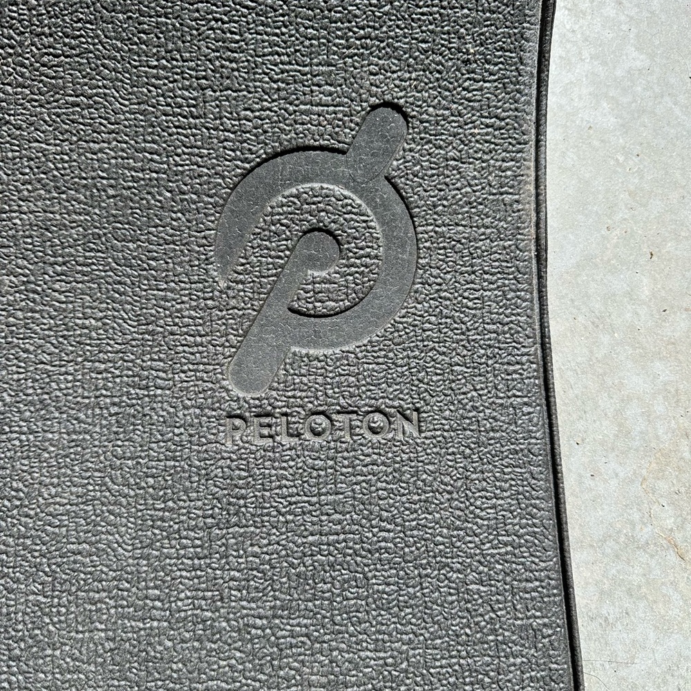 Peloton bike mat